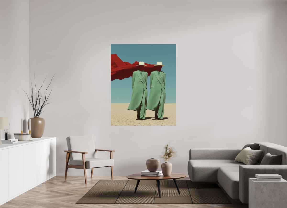 120 x 150 cm, Photo Print On Fuji Crystal DP II Red Horizon XIII