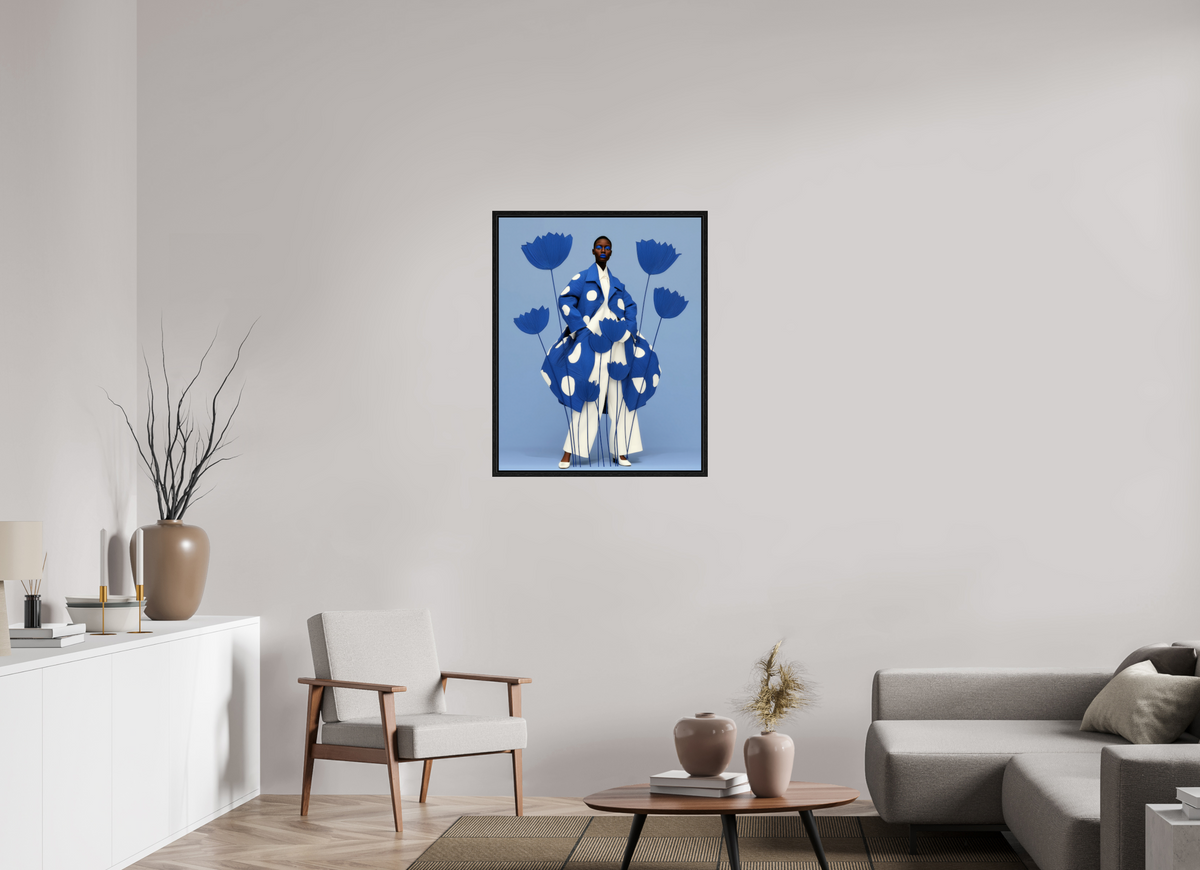 70 x 87,5 cm, Floater Frame Matisse Fashion VIII