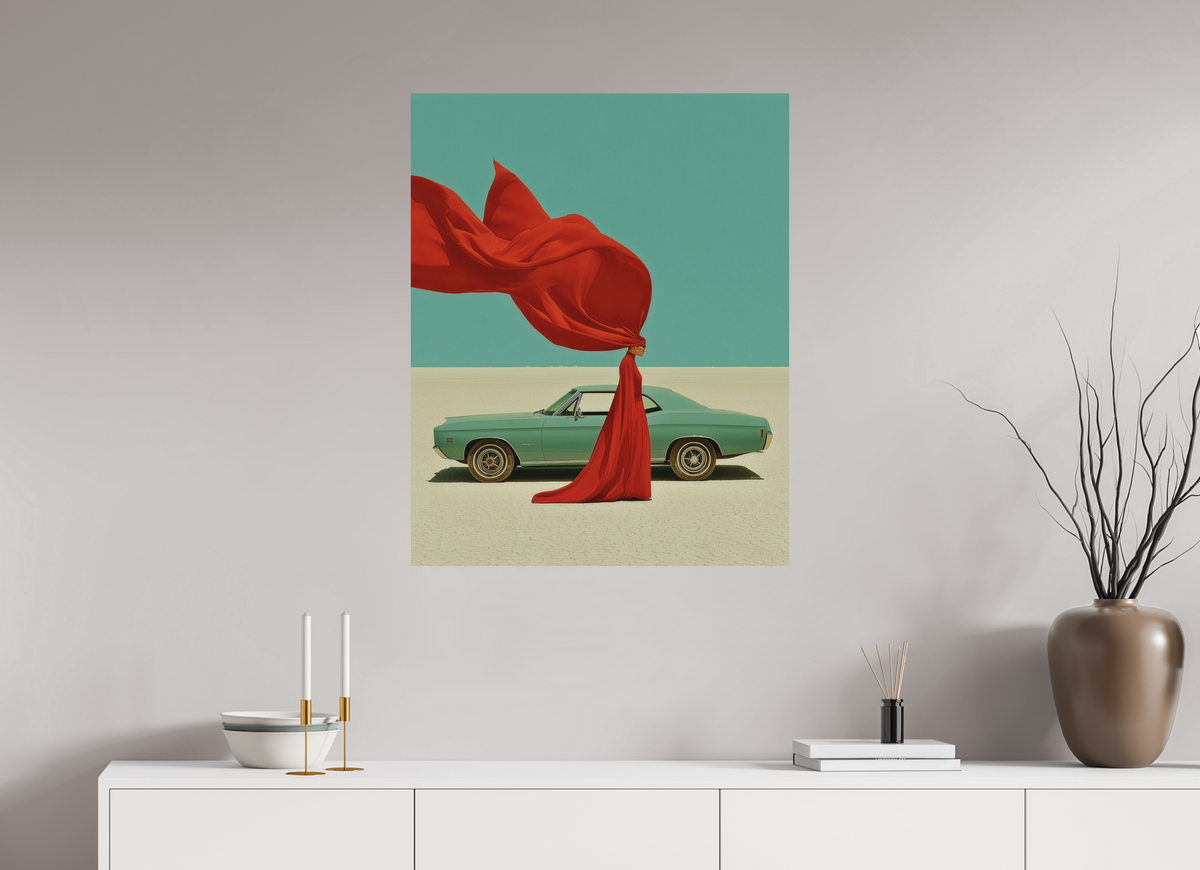 70 x 87,5 cm, Photo Print On Fuji Crystal DP II Red Horizon IV