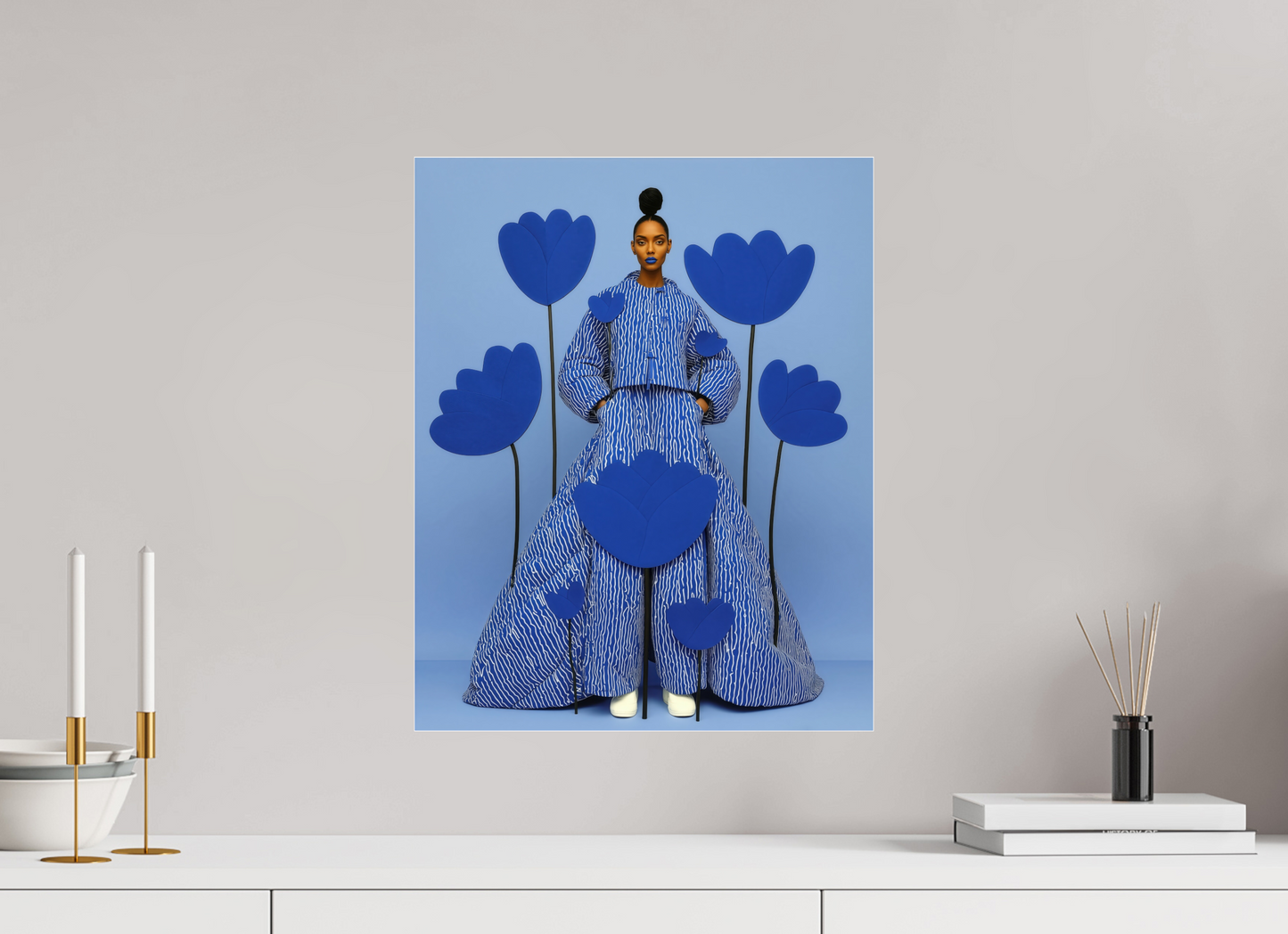 40 x 50 cm, Photo Print Under Acrylic Glass Matisse Fashion XVIII