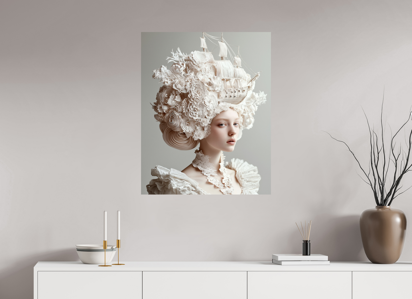 70 x 87,5 cm, Photo Print On Fuji Crystal DP II Hairdo XXIV