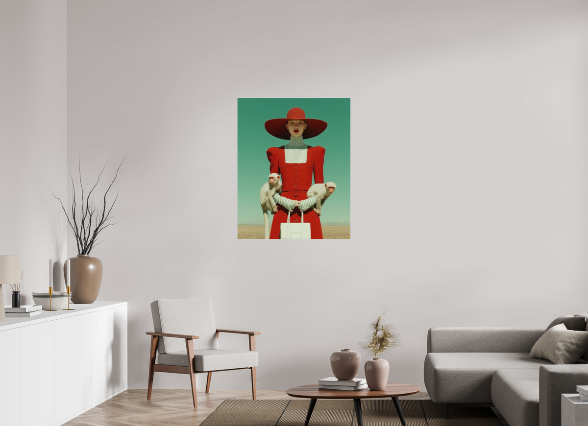 80 x 100 cm, Photo Print Under Acrylic Glass Red Horizon III