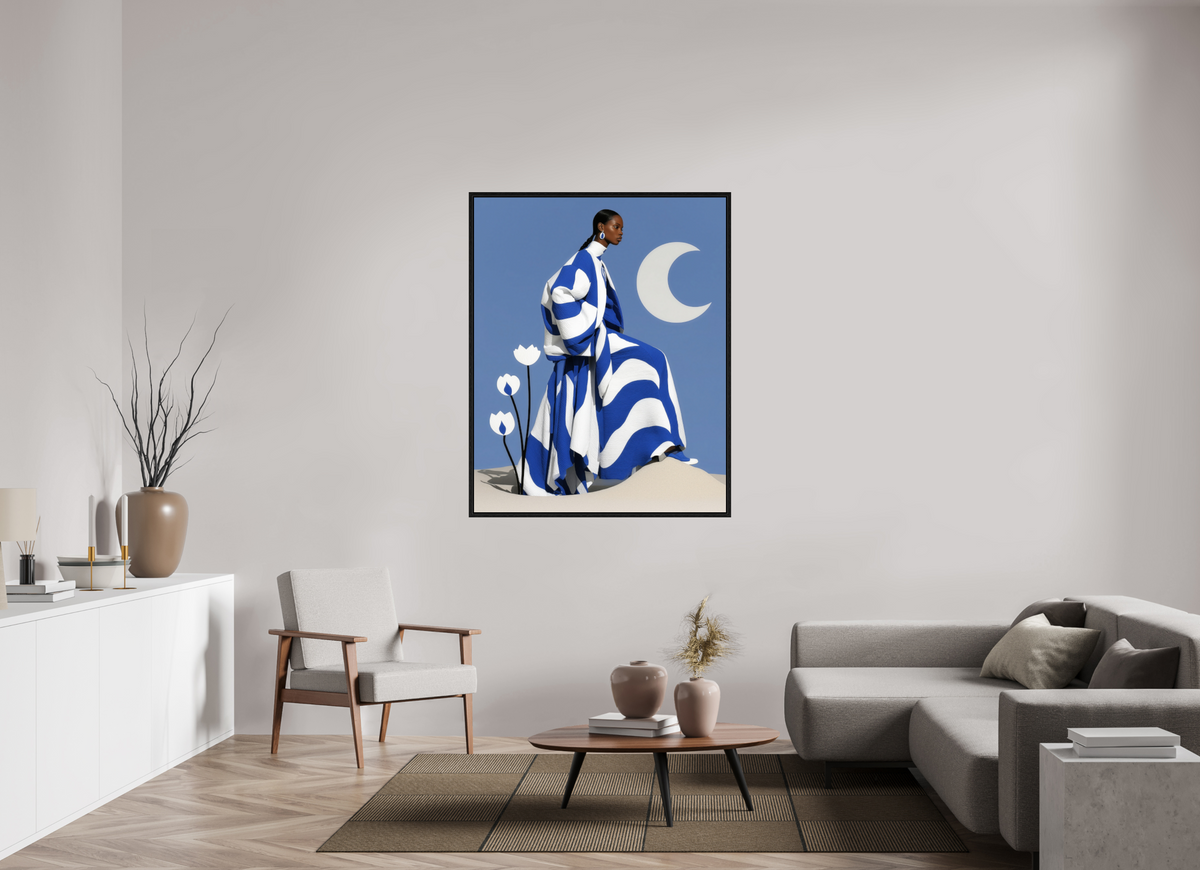 110 x 137,5 cm, Floater Frame Matisse Fashion XVI