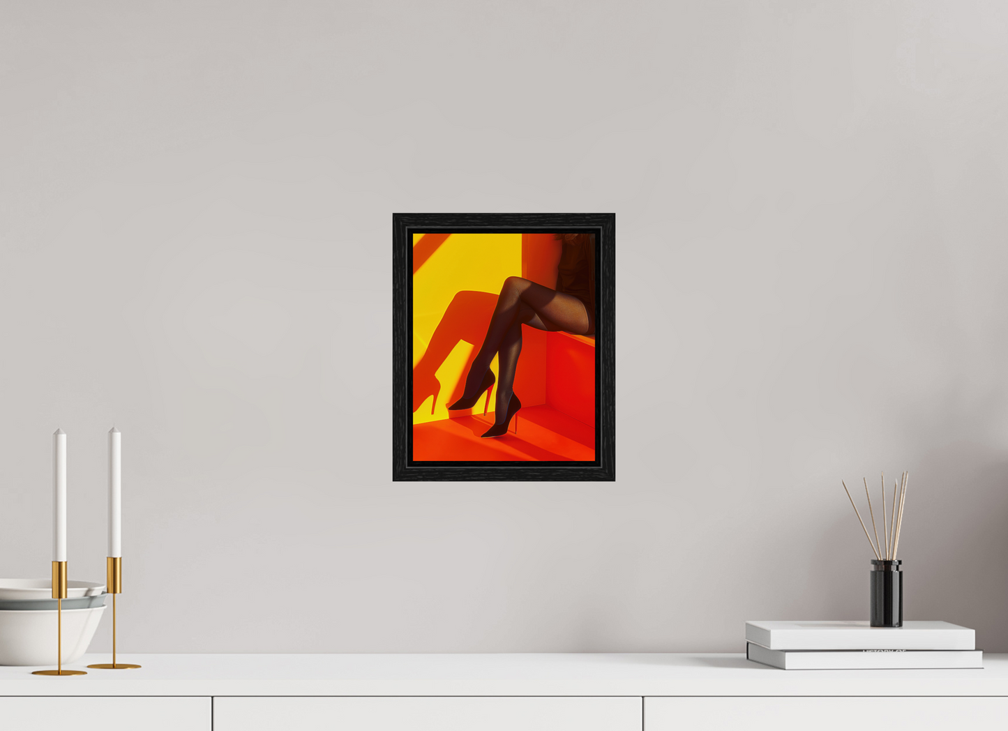 20 x 25 cm, Floater Frame Legs X