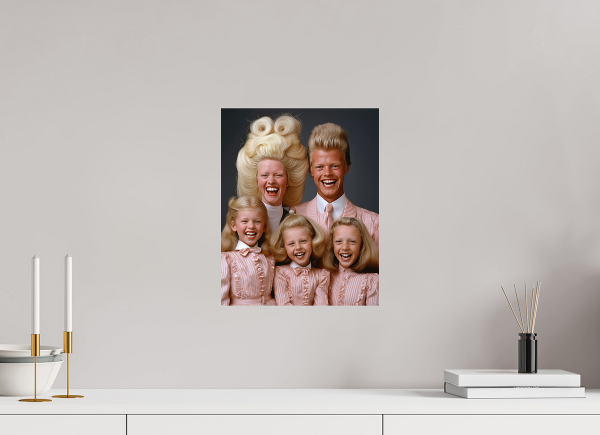 30 x 37,5 cm, Photo Print On Fuji Crystal DP II We are family