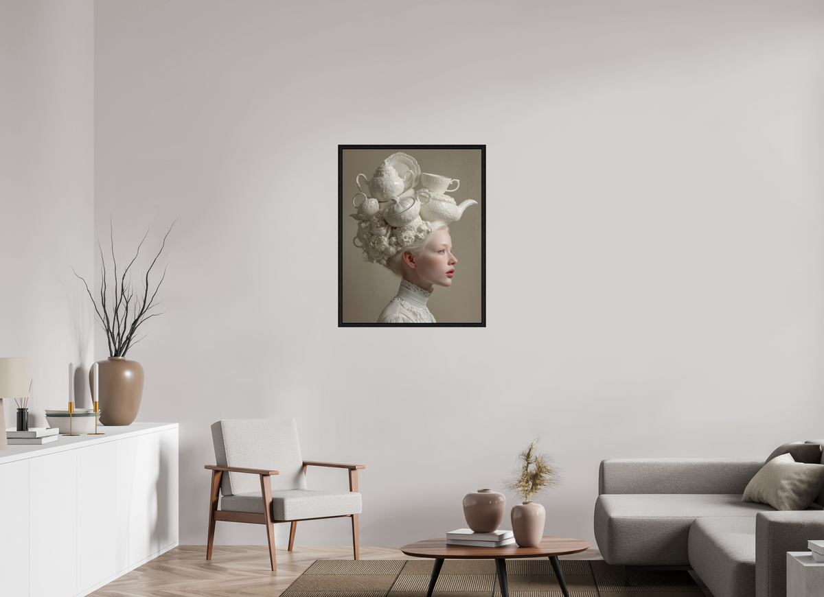 70 x 87,5 cm, Floater Frame Hairdo I