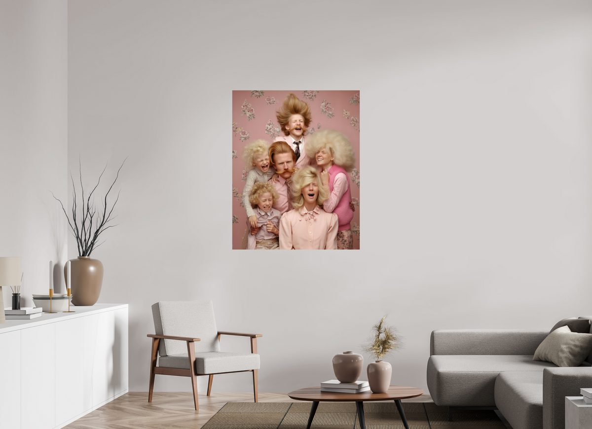 90 x 112,5 cm, Photo Print On Fuji Crystal DP II We are family II