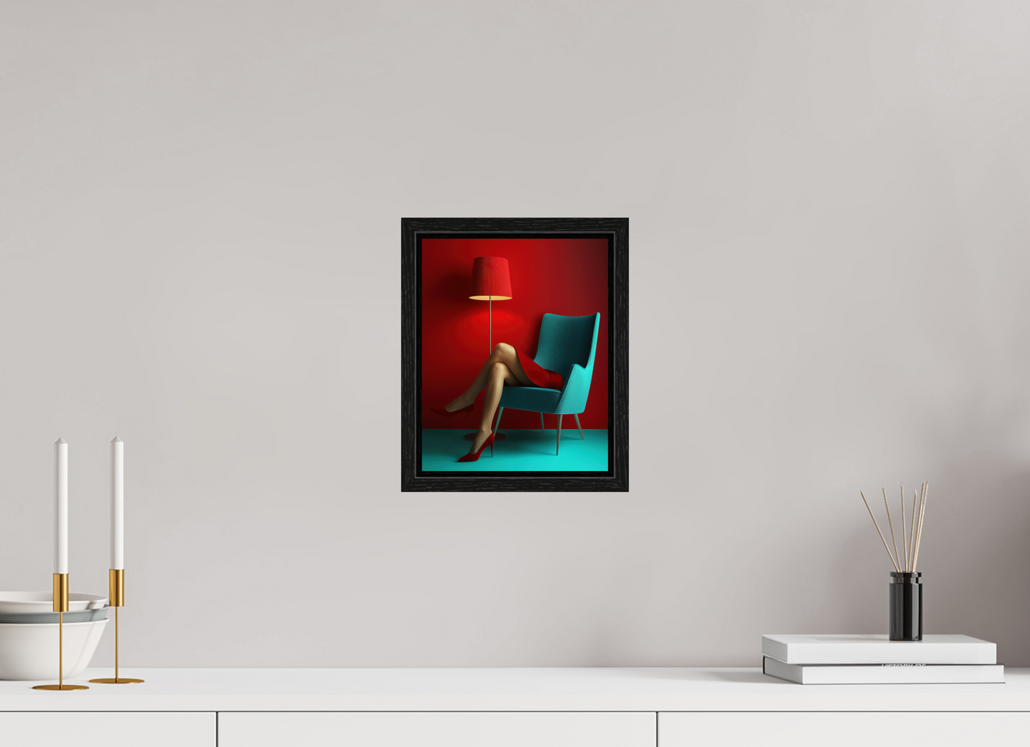 20 x 25 cm, Floater Frame Legs III