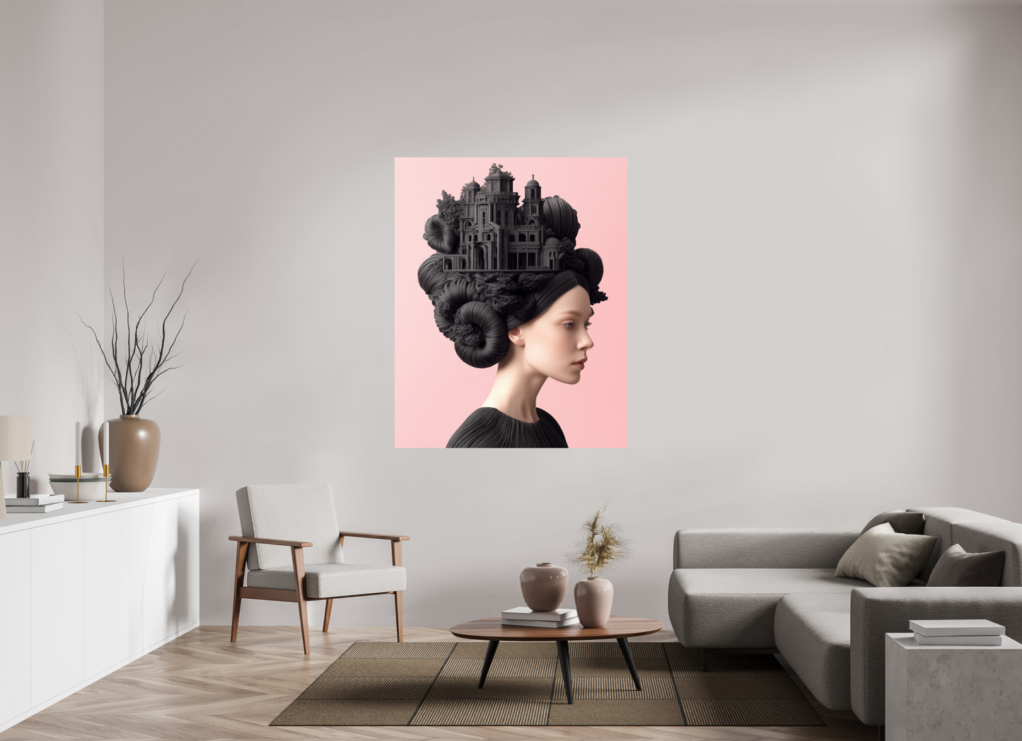 120 x 150 cm, Photo Print On Fuji Crystal DP II Hairdo IXX