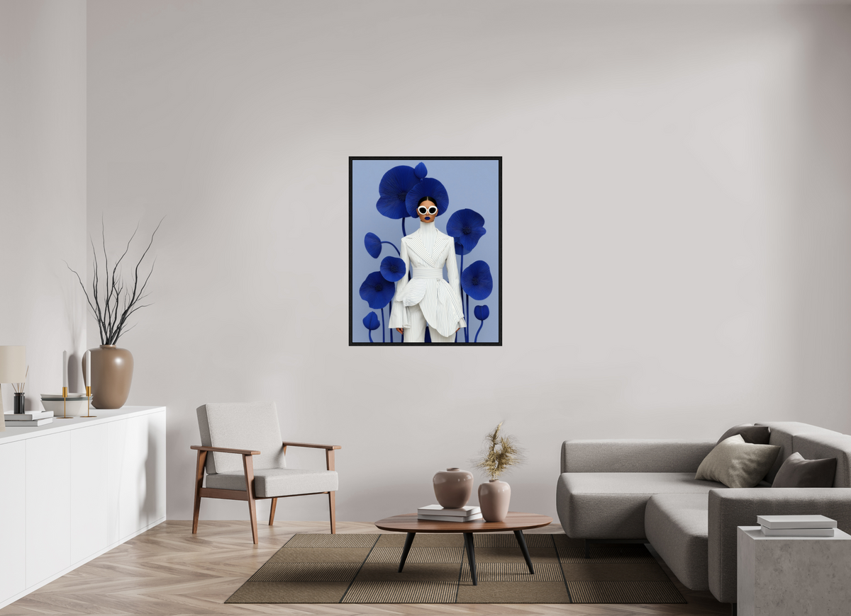 90 x 112,5 cm, Floater Frame Matisse Fashion XV