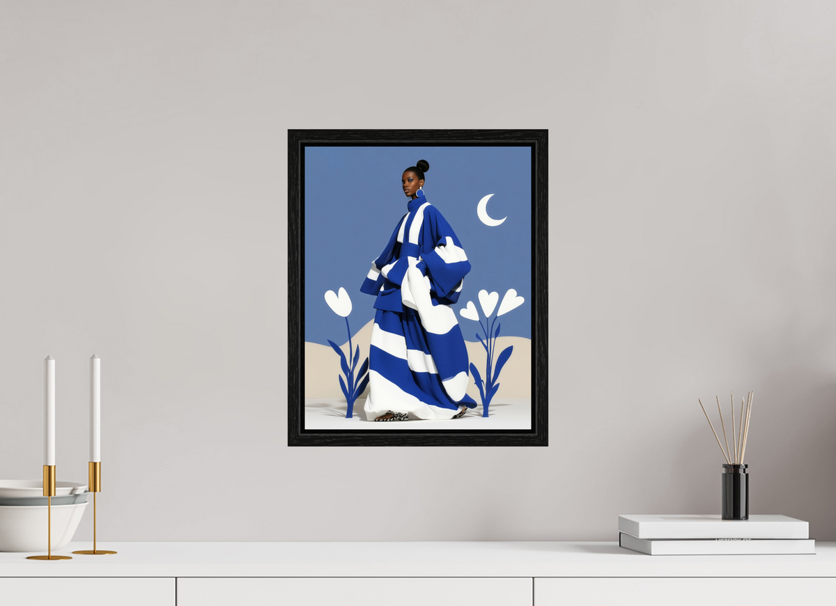 30 x 37,5 cm, Floater Frame Matisse Fashion II