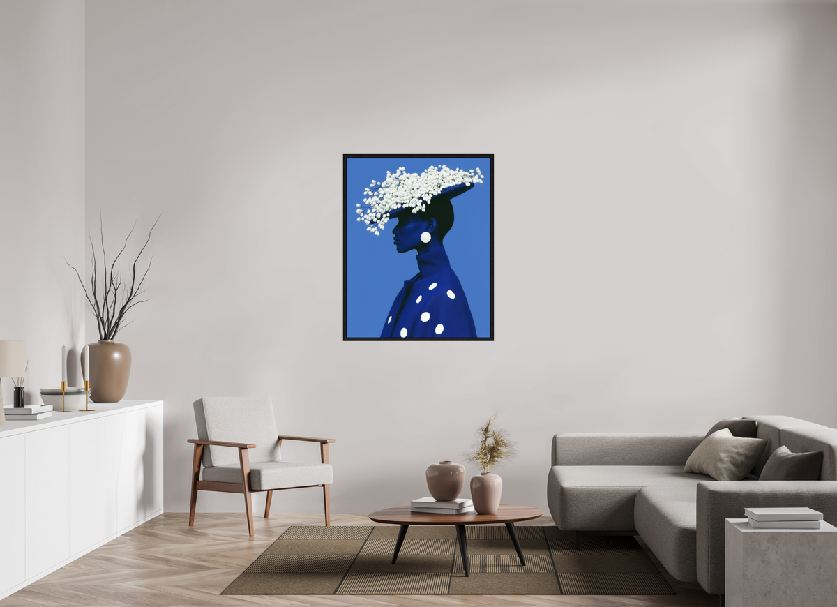 90 x 112,5 cm, Floater Frame Matisse Fashion X