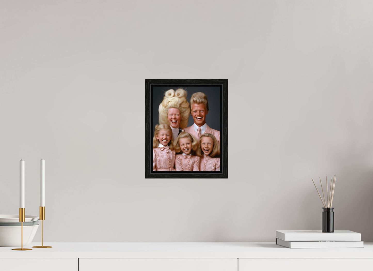 20 x 25 cm, Floater Frame We are family