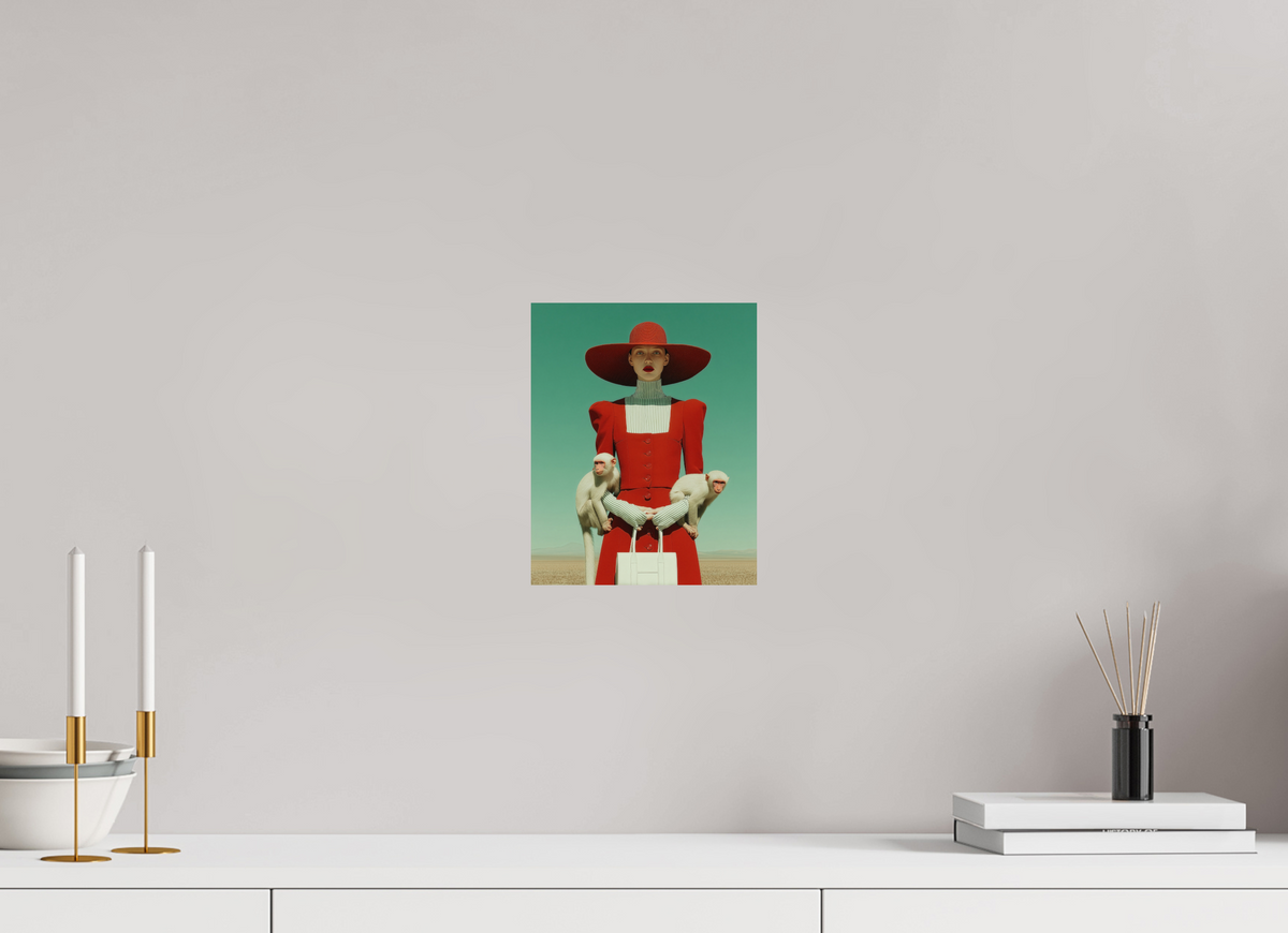 20 x 25 cm, Photo Print On Fuji Crystal DP II Red Horizon III
