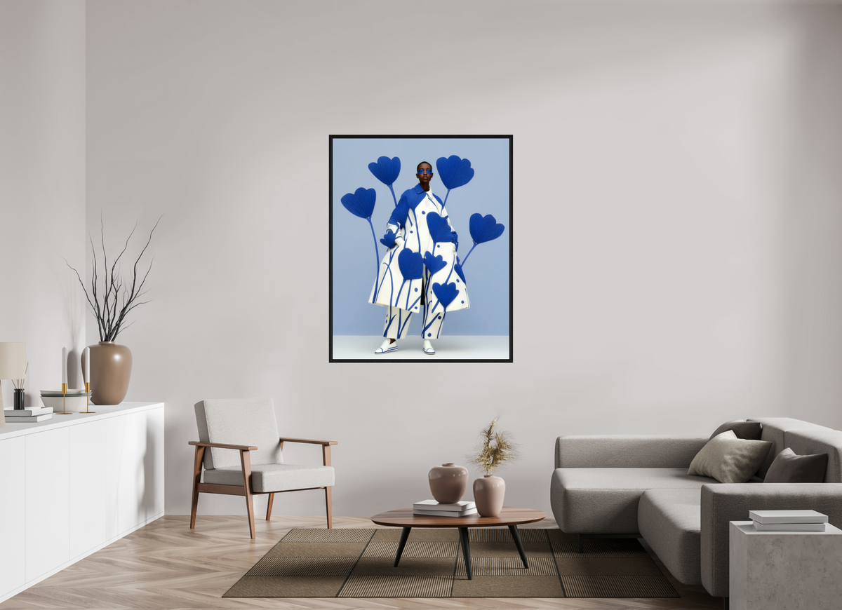 110 x 137,5 cm, Floater Frame Matisse Fashion XXII