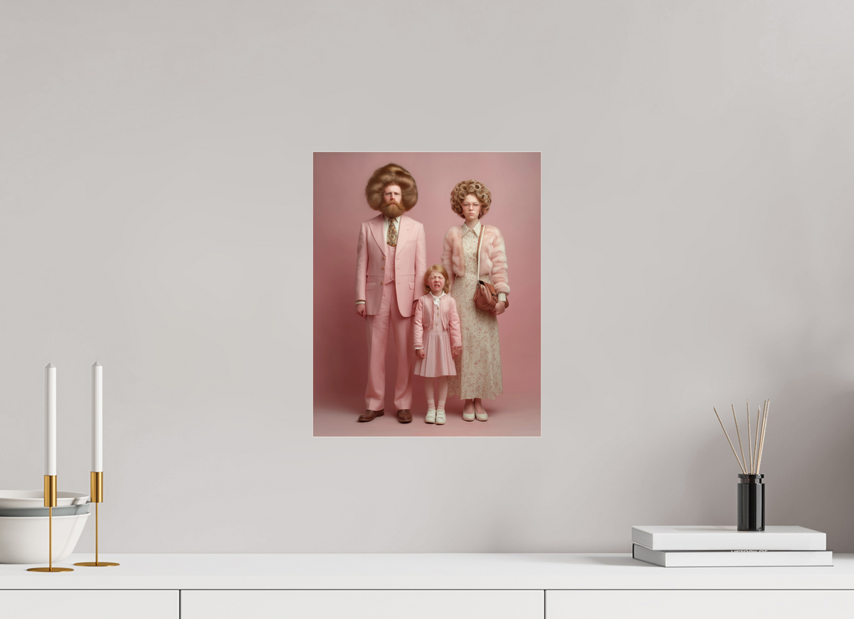 30 x 37,5 cm, Photo Print Under Acrylic Glass We are family VIII