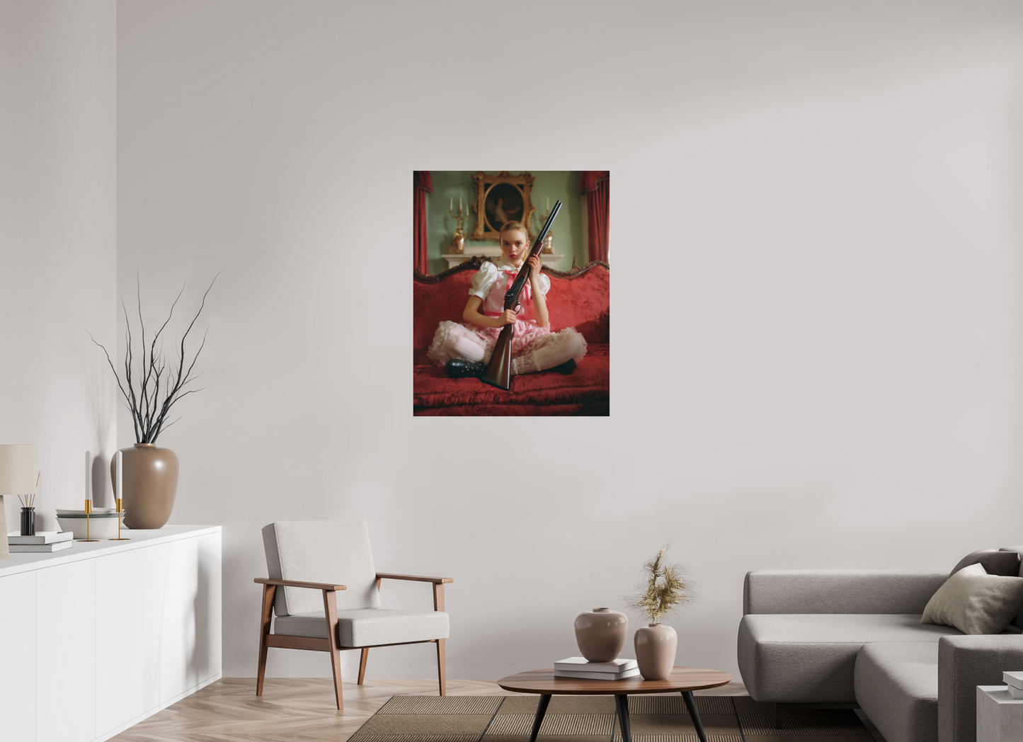 80 x 100 cm, Photo Print Under Acrylic Glass Hunting Season V