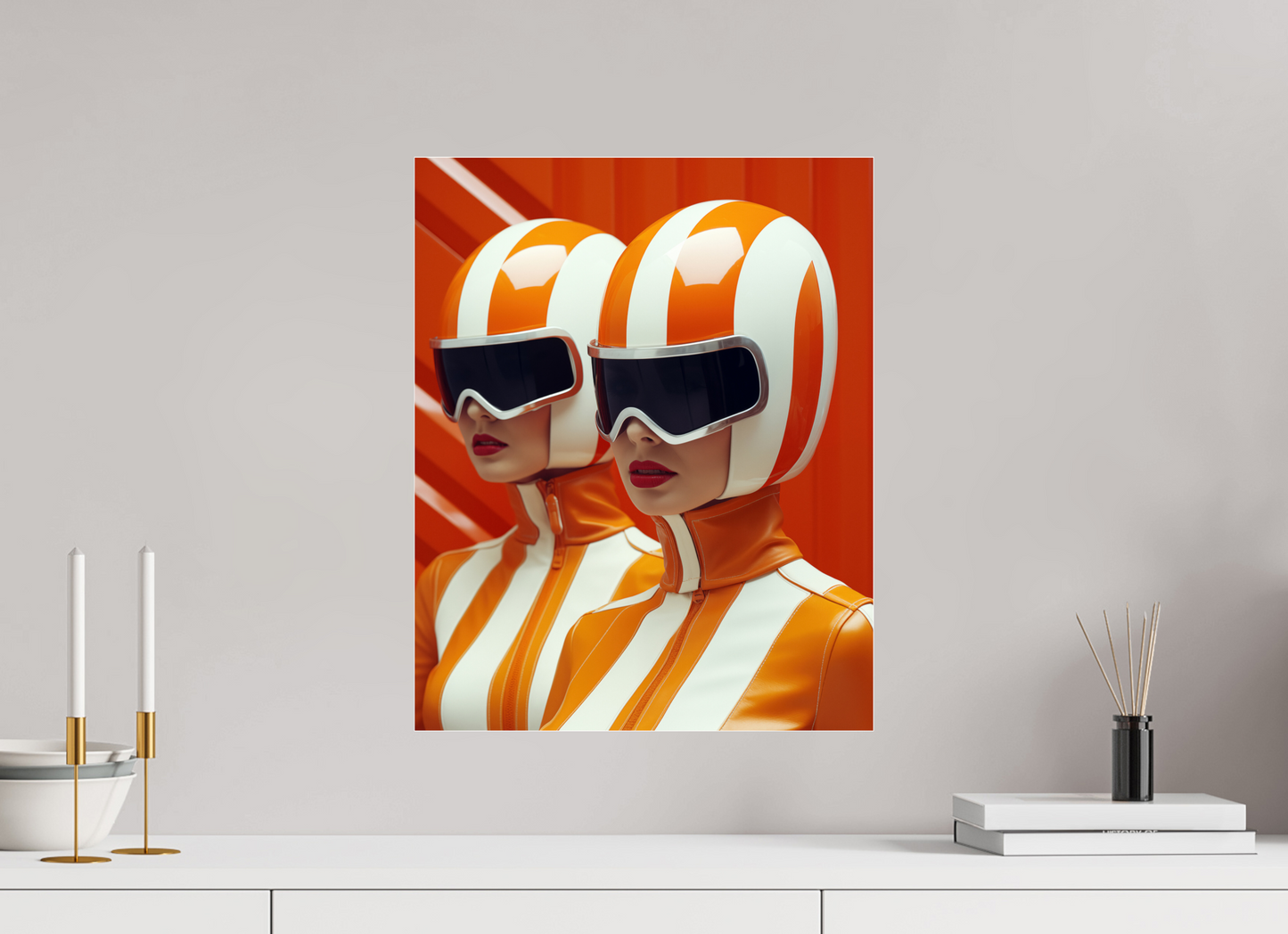 40 x 50 cm, Photo Print Under Acrylic Glass Rollerball XI