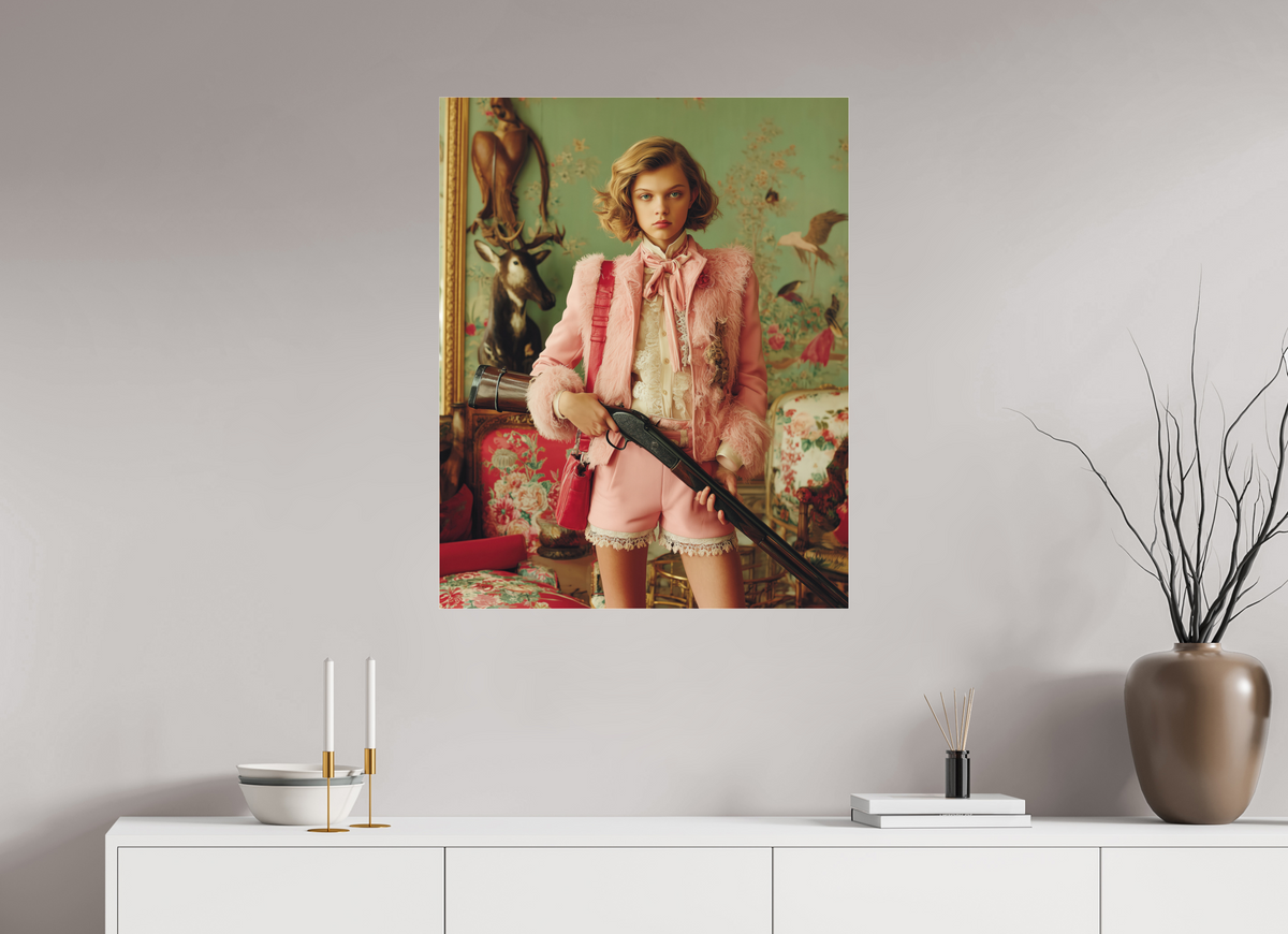 70 x 87,5 cm, Photo Print Under Acrylic Glass Hunting Season III