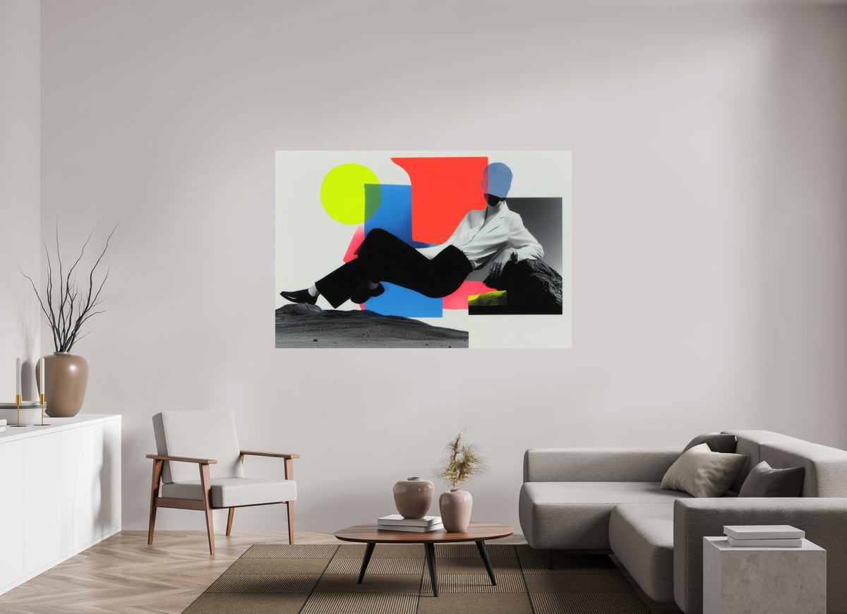 180 x 120 cm, Photo Print On Fuji Crystal DP II Geometry of Memory II