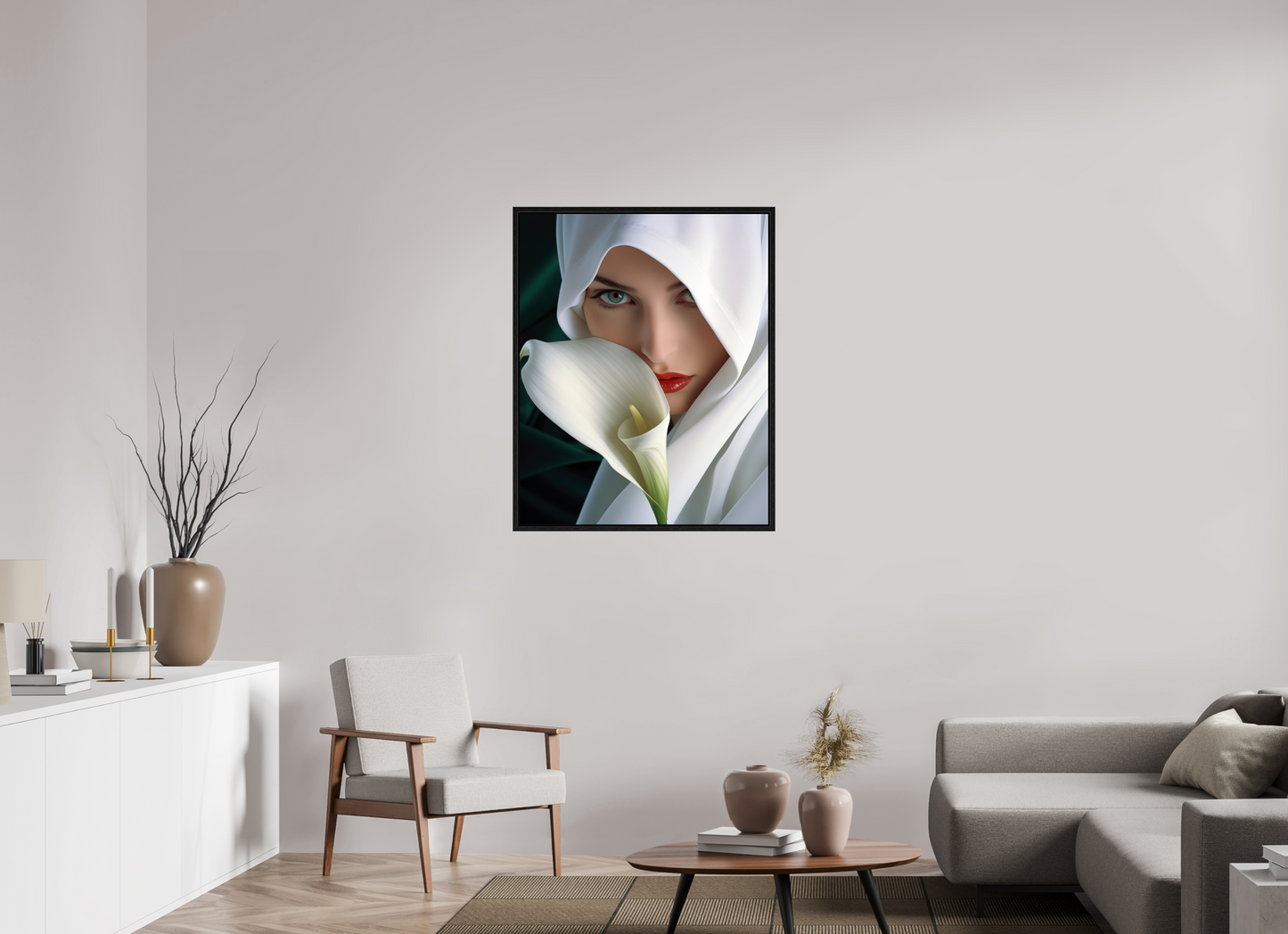 80 x 100 cm, Floater Frame Calla II