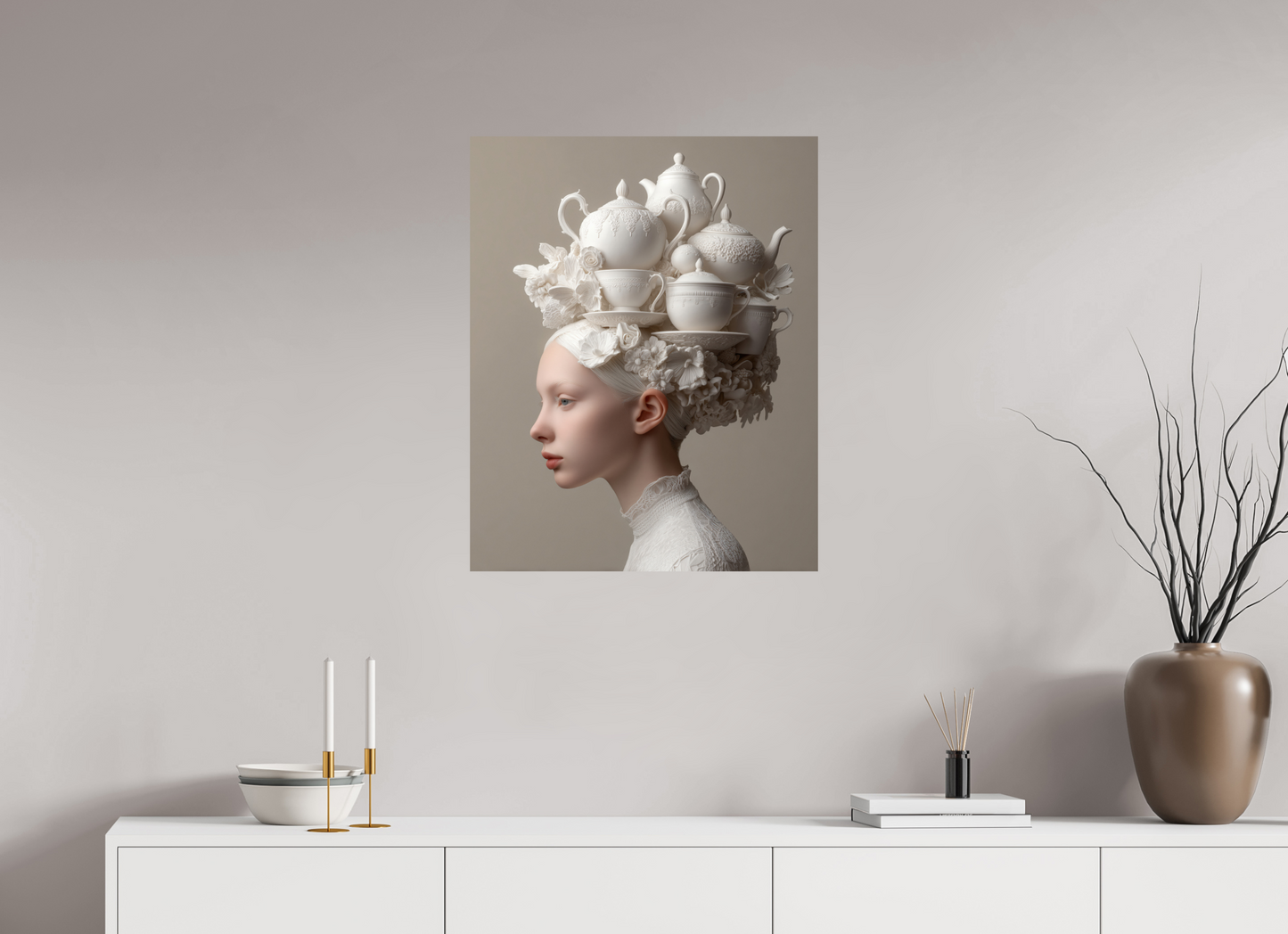 60 x 75 cm, Photo Print On Fuji Crystal DP II Hairdo III
