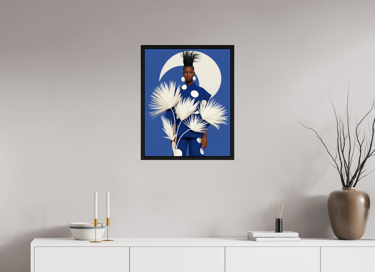 50 x 62,5 cm, Floater Frame Matisse Fashion XIV