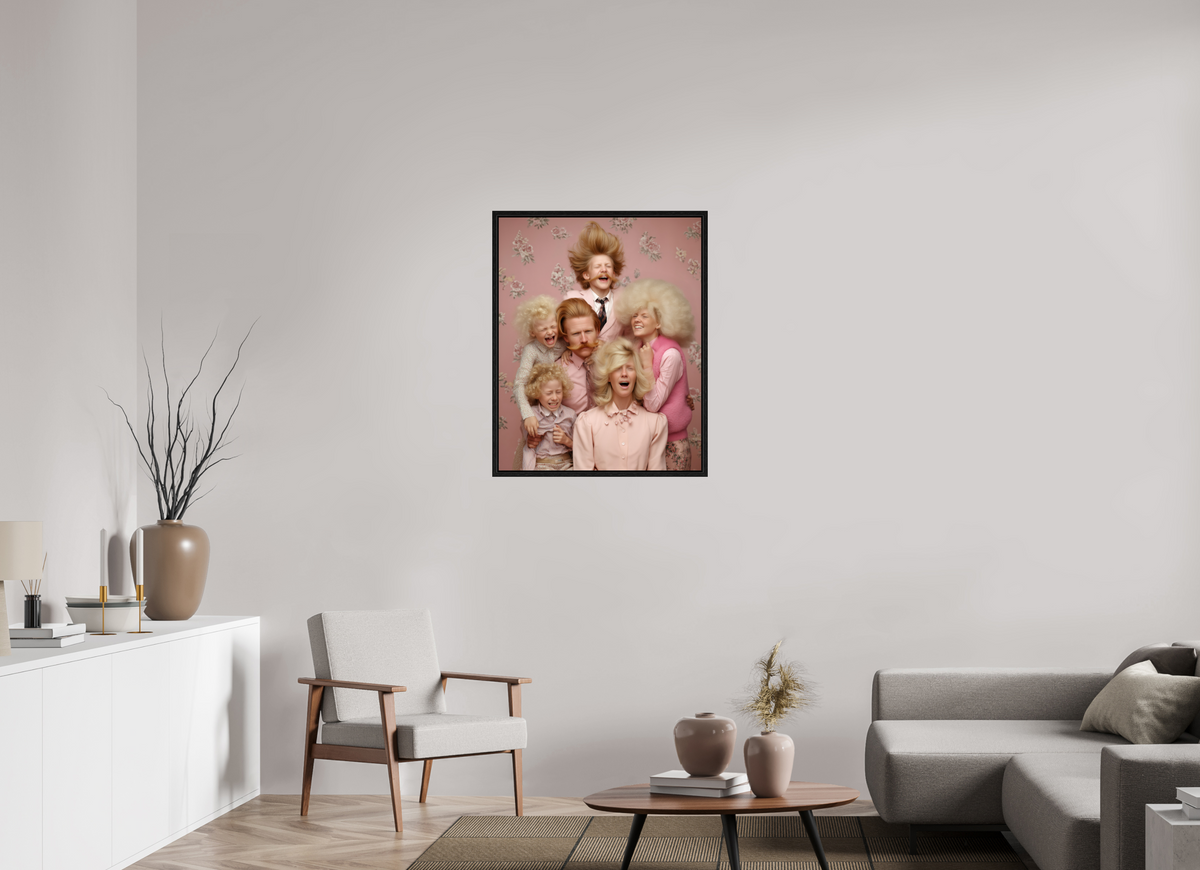 70 x 87,5 cm, Floater Frame We are family II