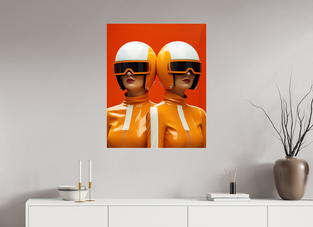 70 x 87,5 cm, Photo Print Under Acrylic Glass Rollerball XVII