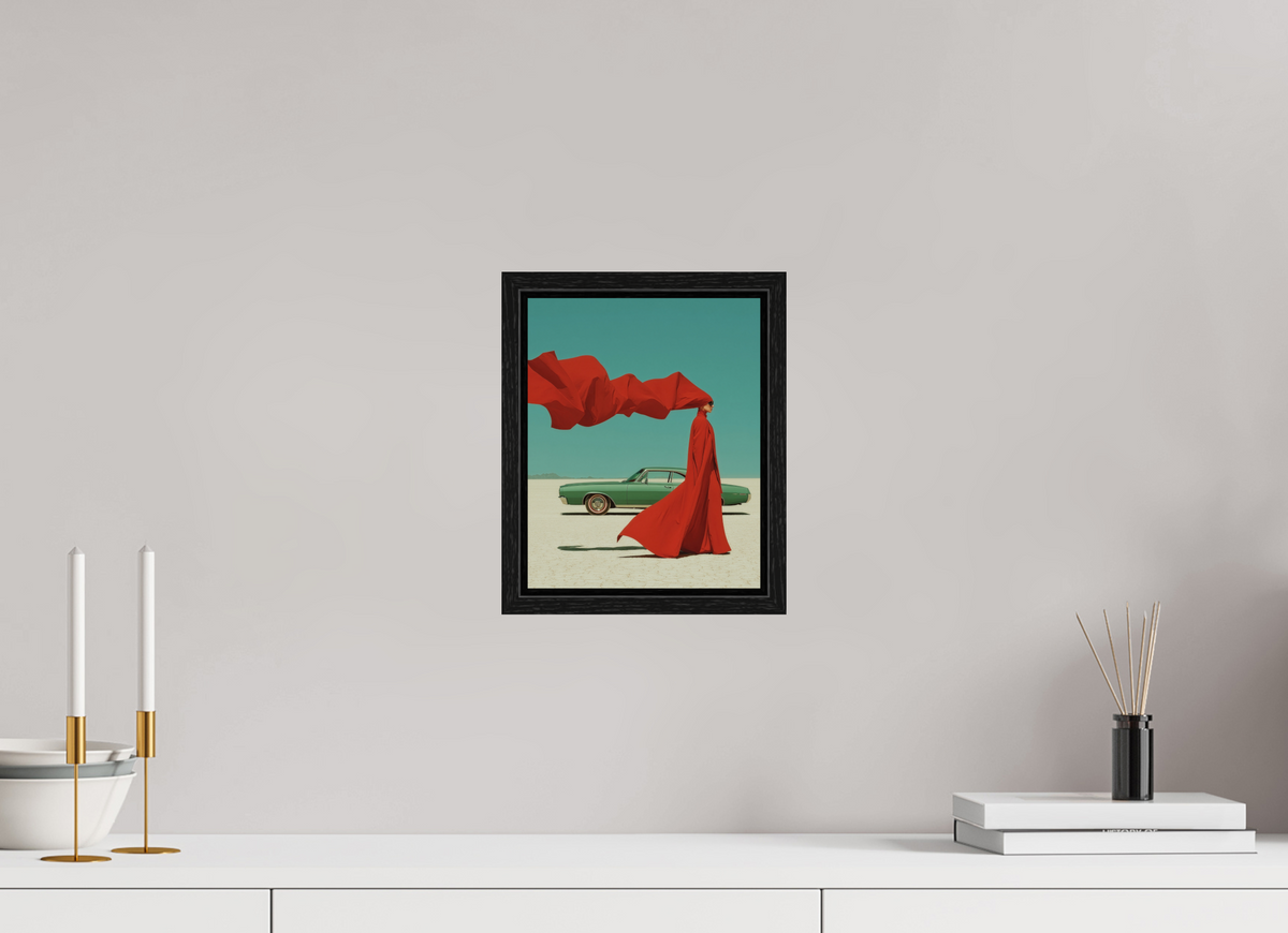 20 x 25 cm, Floater Frame Red Horizon XVI