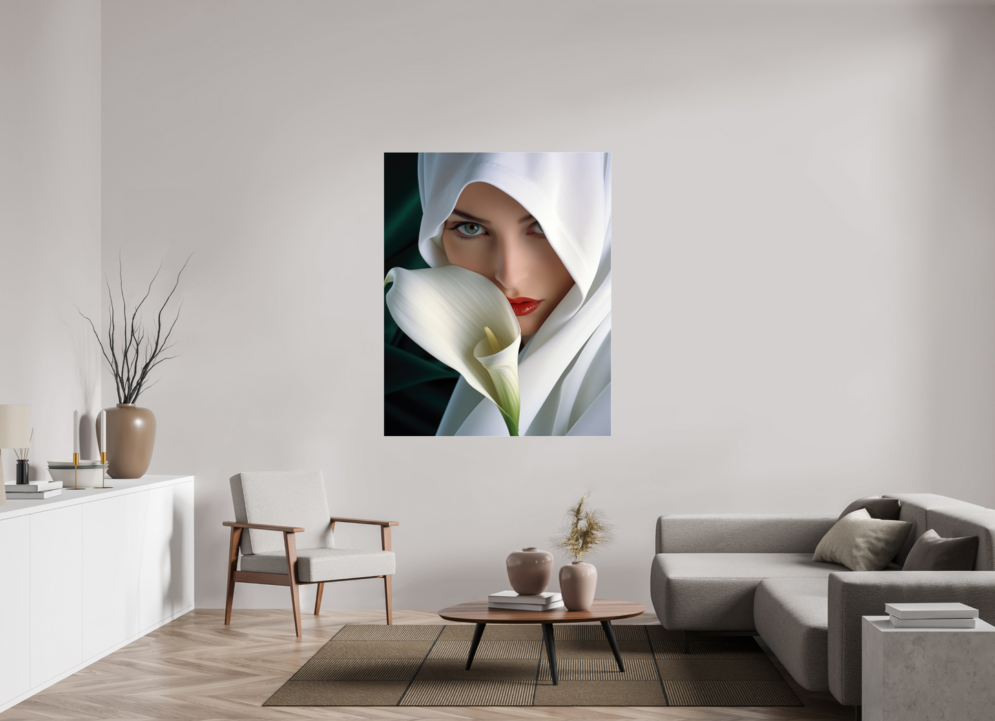 120 x 150 cm, Photo Print Under Acrylic Glass Calla II