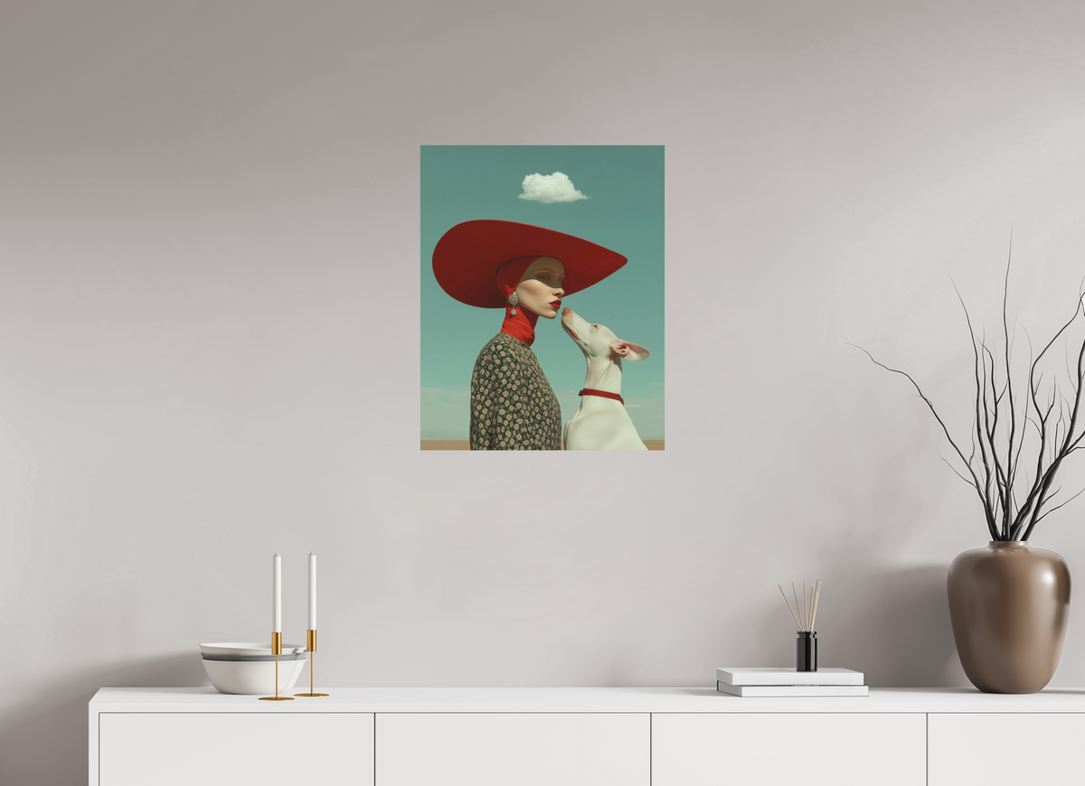 50 x 62,5 cm, Photo Print On Fuji Crystal DP II Red Horizon VII