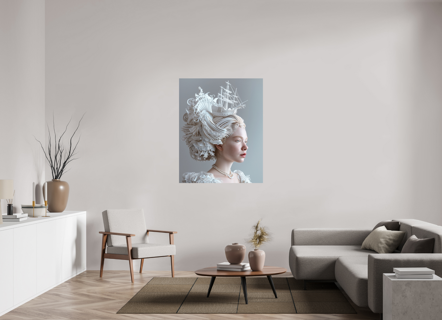 100 x 125 cm, Photo Print On Fuji Crystal DP II Hairdo XVIII