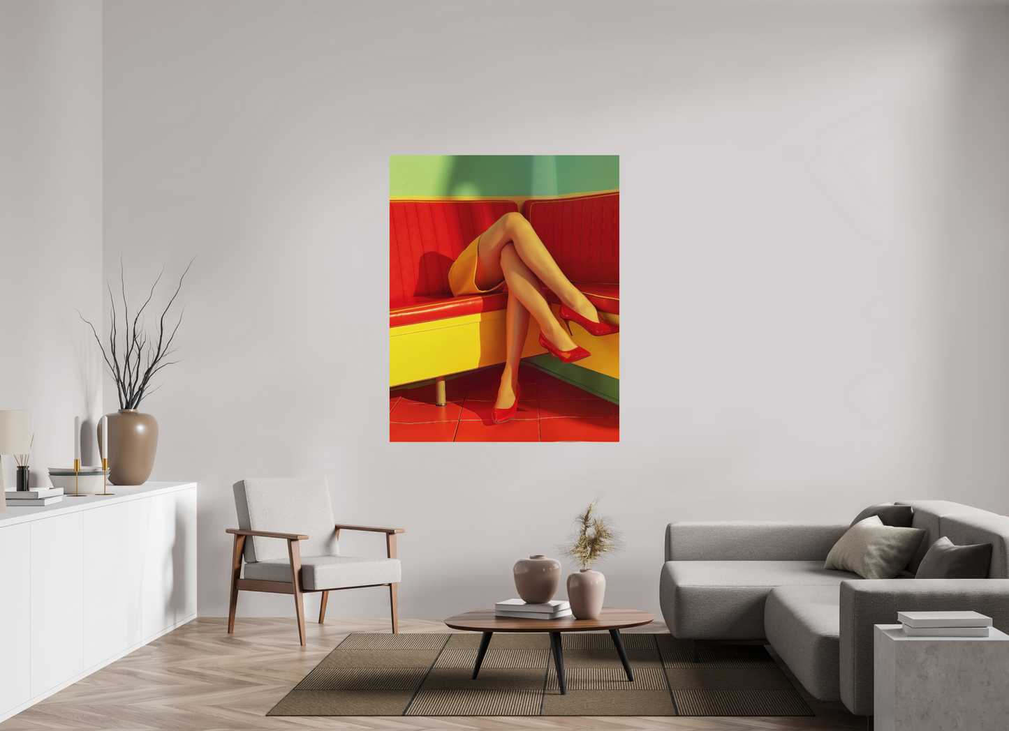 120 x 150 cm, Photo Print On Fuji Crystal DP II Legs XVI