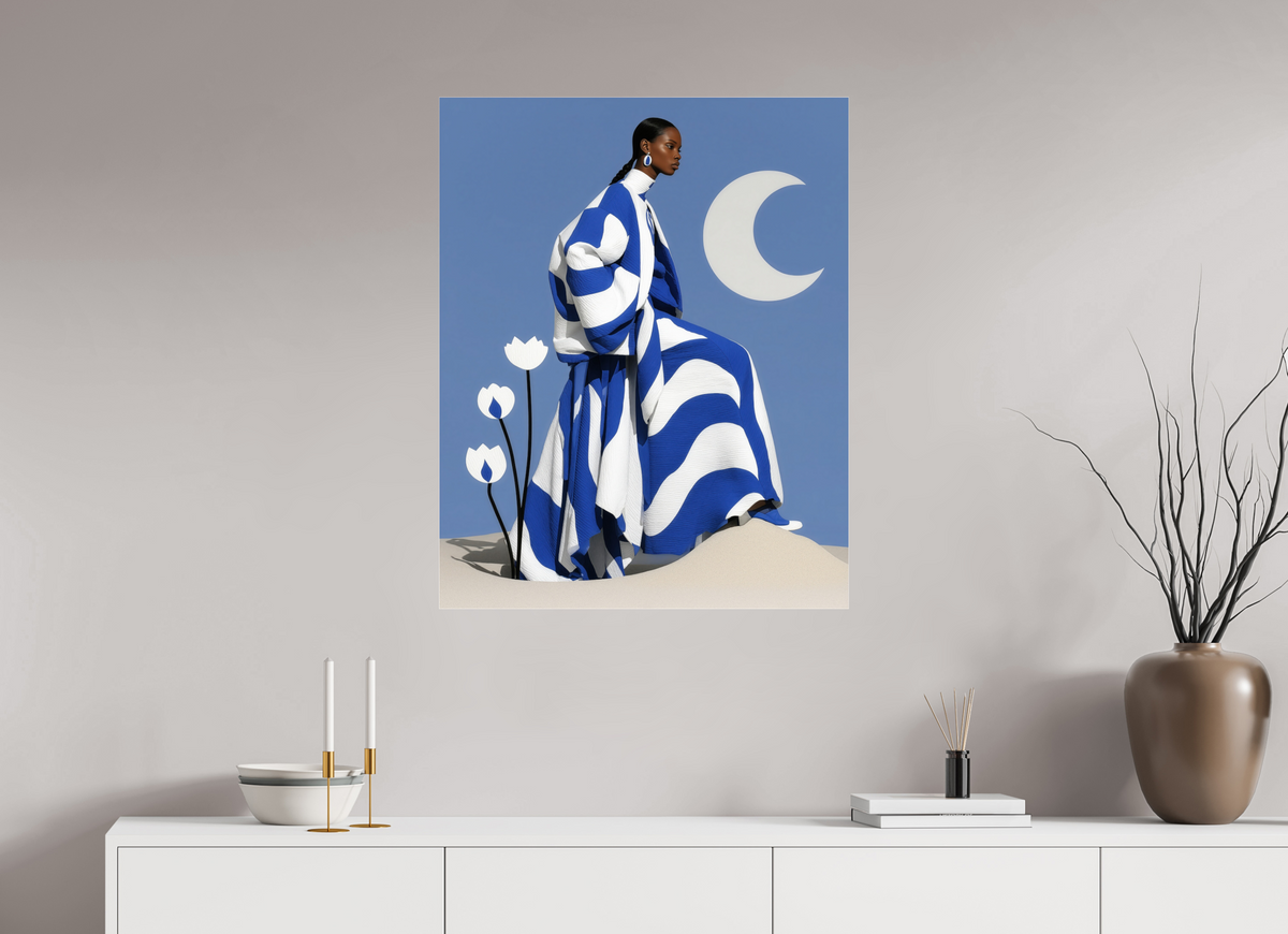 70 x 87,5 cm, Photo Print Under Acrylic Glass Matisse Fashion XVI