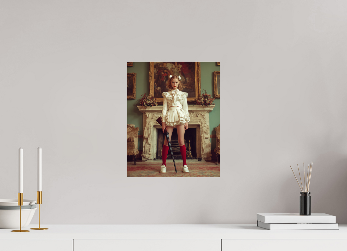 30 x 37,5 cm, Photo Print Under Acrylic Glass Hunting Season IV