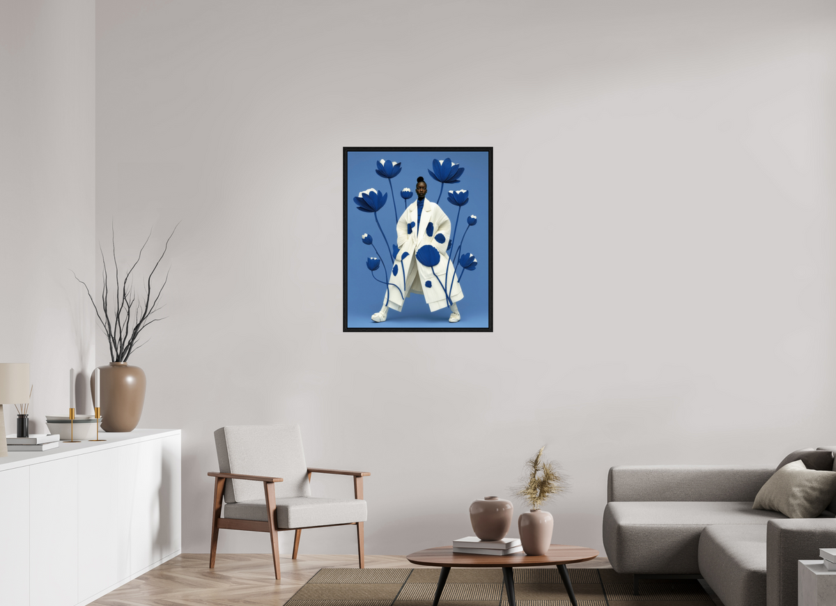 70 x 87,5 cm, Floater Frame Matisse Fashion IV
