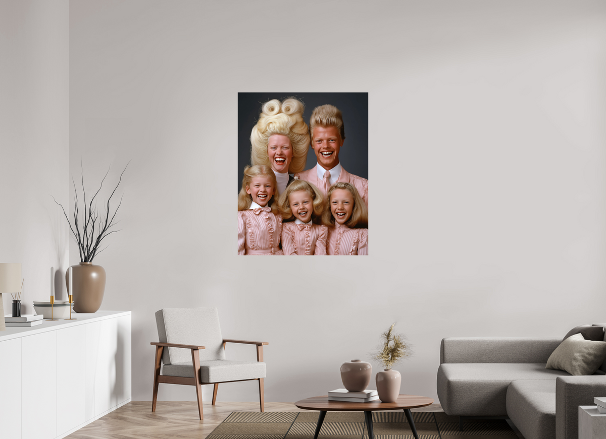 90 x 112,5 cm, Photo Print On Fuji Crystal DP II We are family