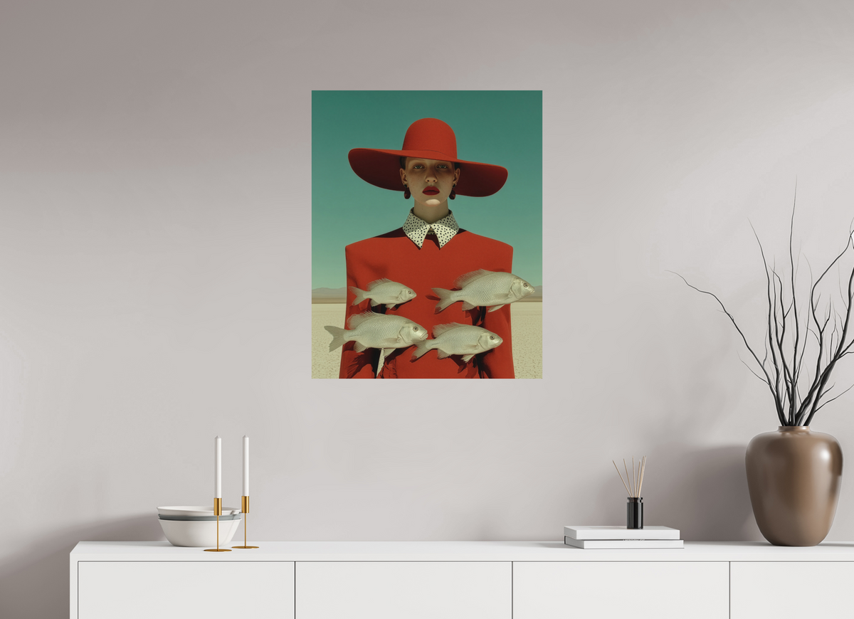 60 x 75 cm, Photo Print On Fuji Crystal DP II Red Horizon VI