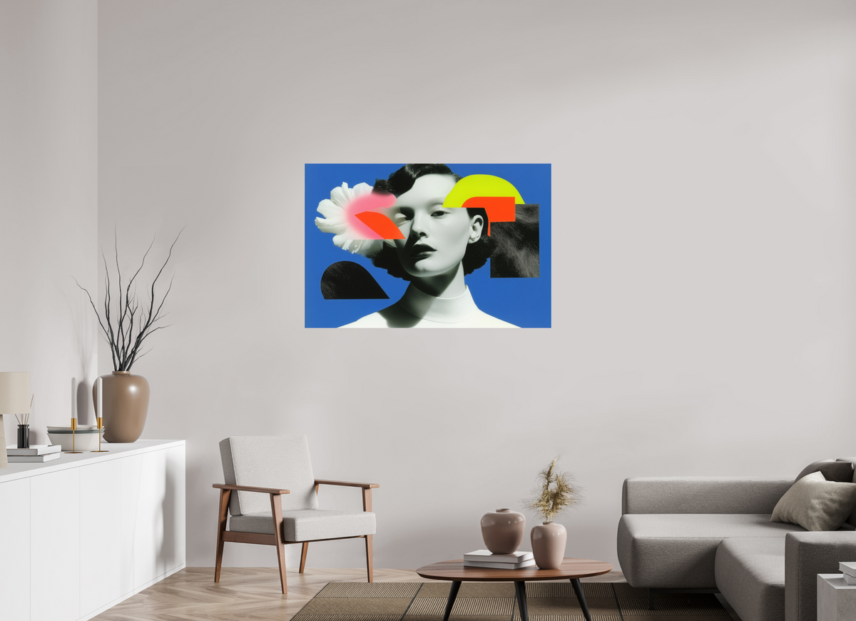 120 x 80 cm, Photo Print Under Acrylic Glass Geometry of Memory VI
