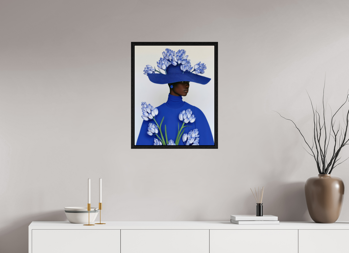 50 x 62,5 cm, Floater Frame Matisse Fashion I