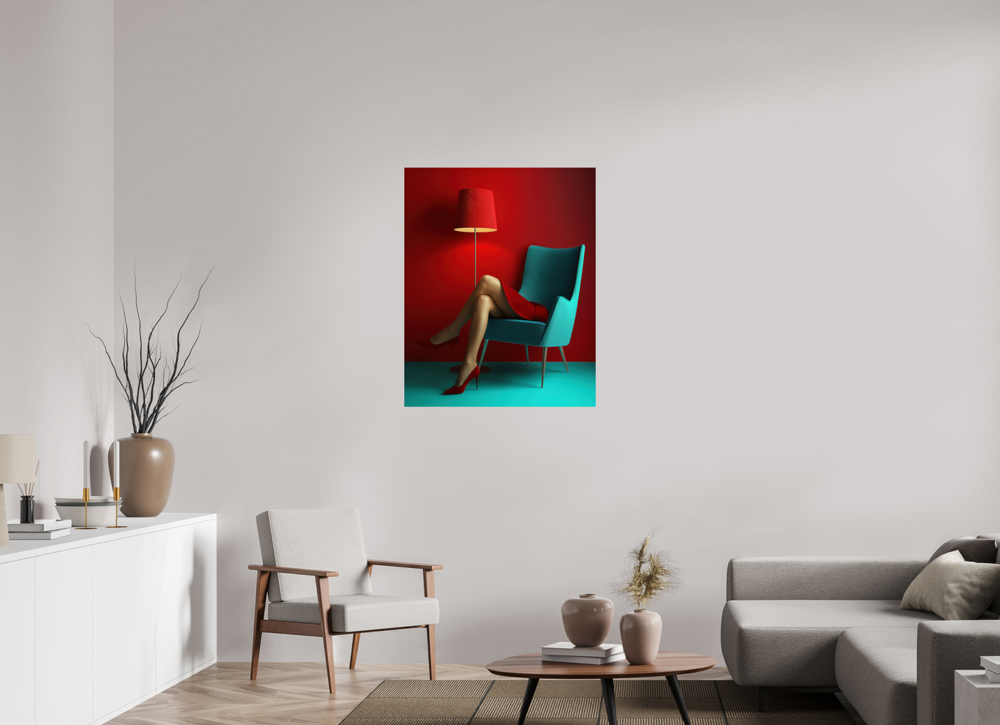 80 x 100 cm, Photo Print On Fuji Crystal DP II Legs III