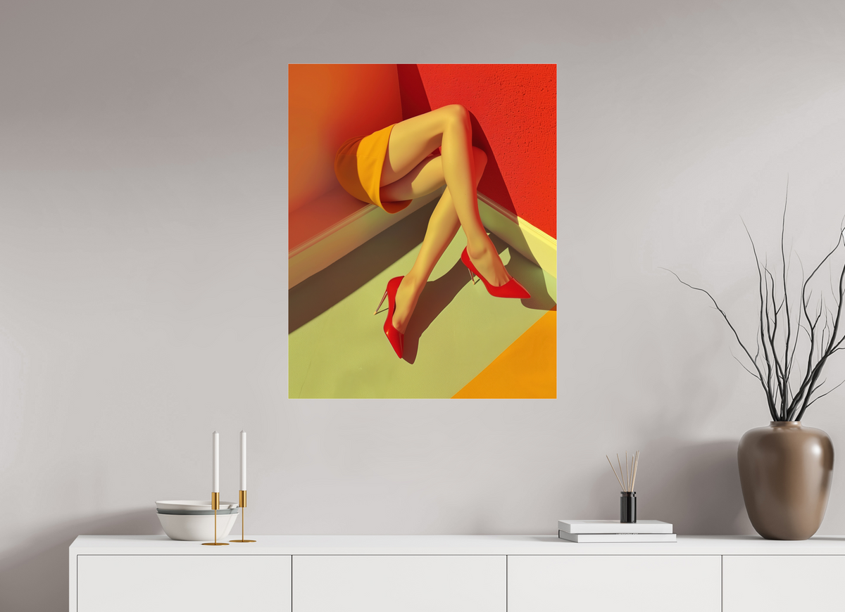 70 x 87,5 cm, Photo Print Under Acrylic Glass Legs XV