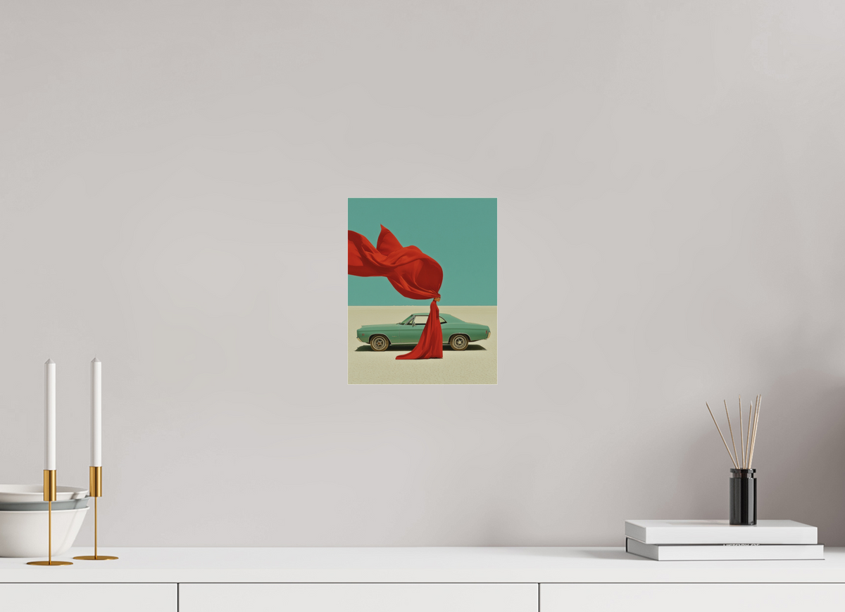 20 x 25 cm, Photo Print Under Acrylic Glass Red Horizon IV