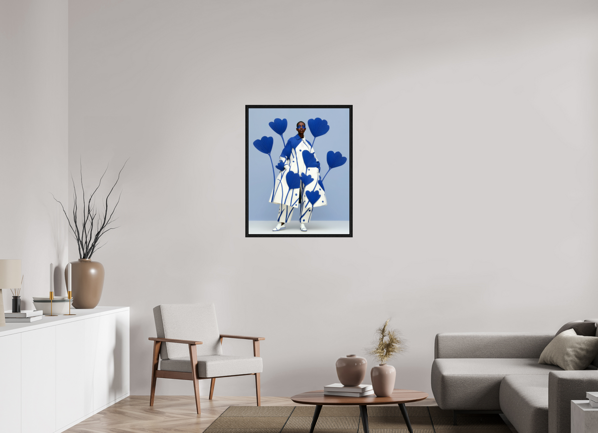 70 x 87,5 cm, Floater Frame Matisse Fashion XXII
