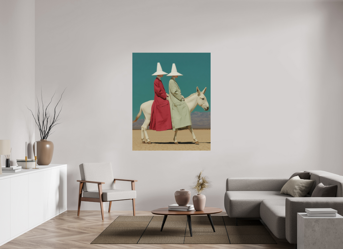 120 x 150 cm, Photo Print Under Acrylic Glass Red Horizon IV