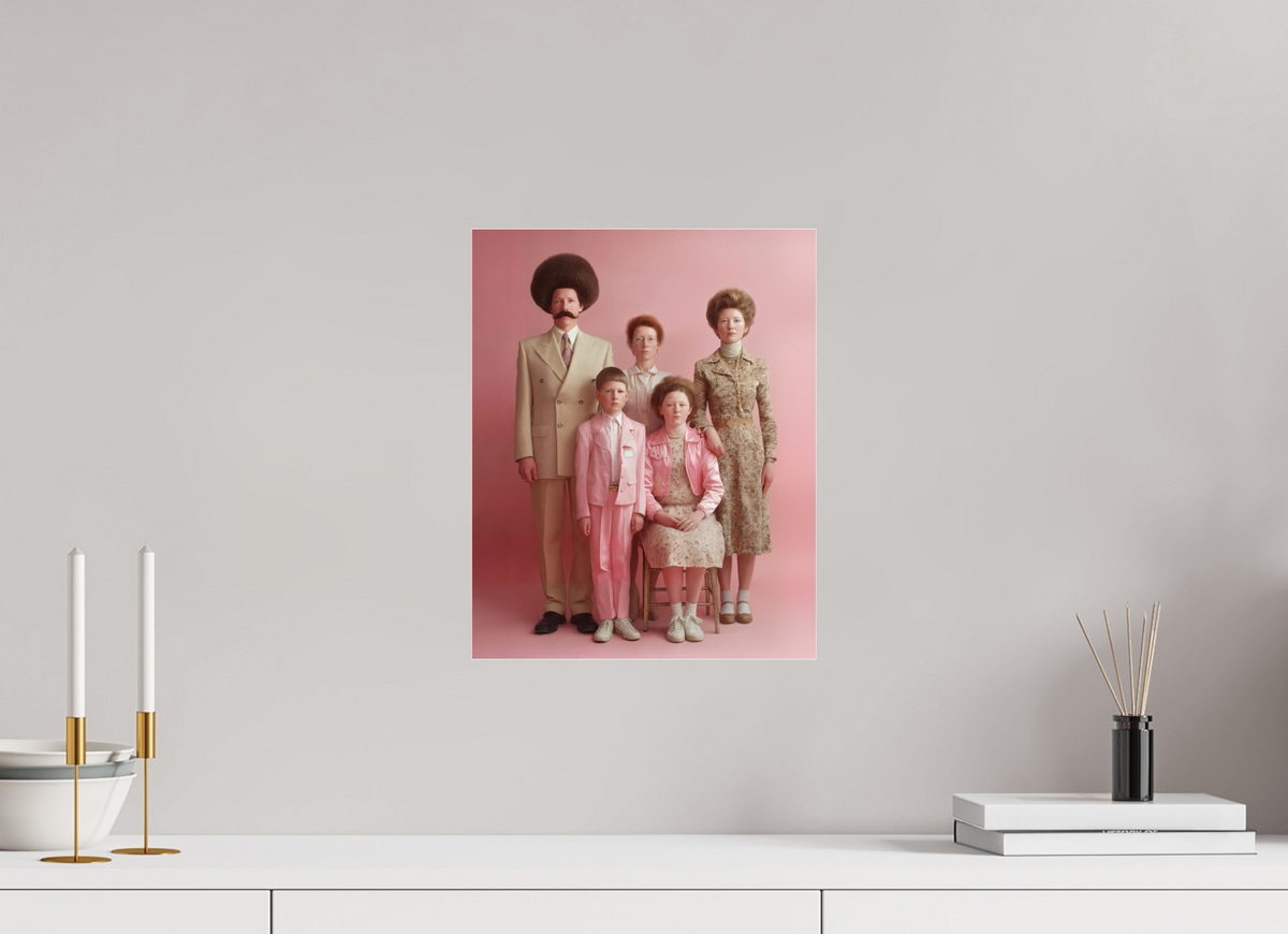 30 x 37,5 cm, Photo Print Under Acrylic Glass We are family V
