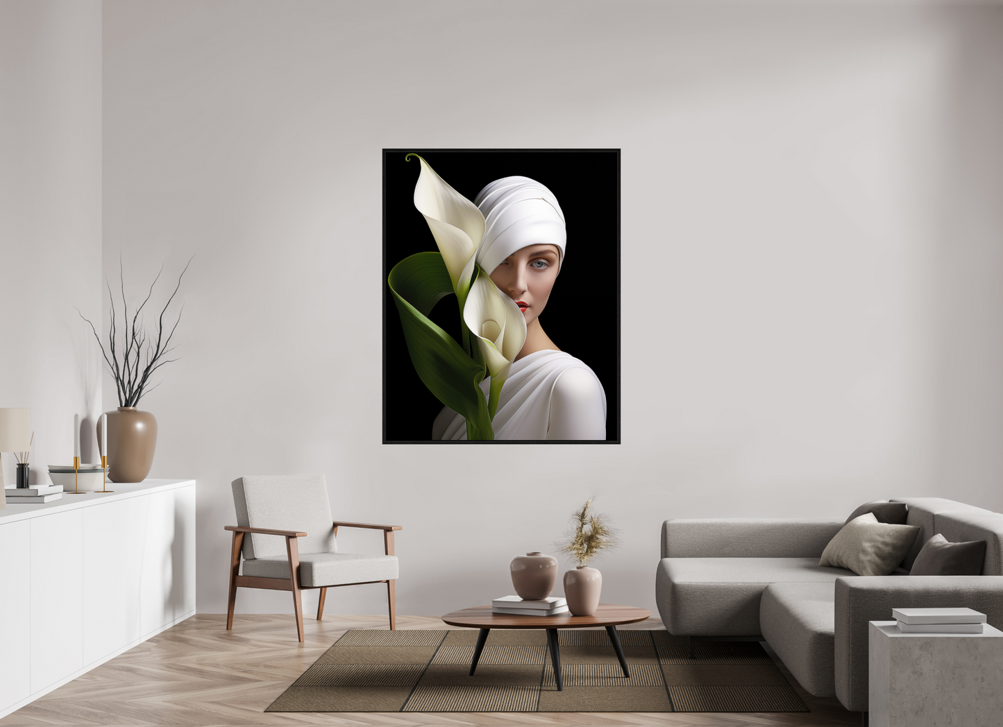 120 x 150 cm, Floater Frame Calla III