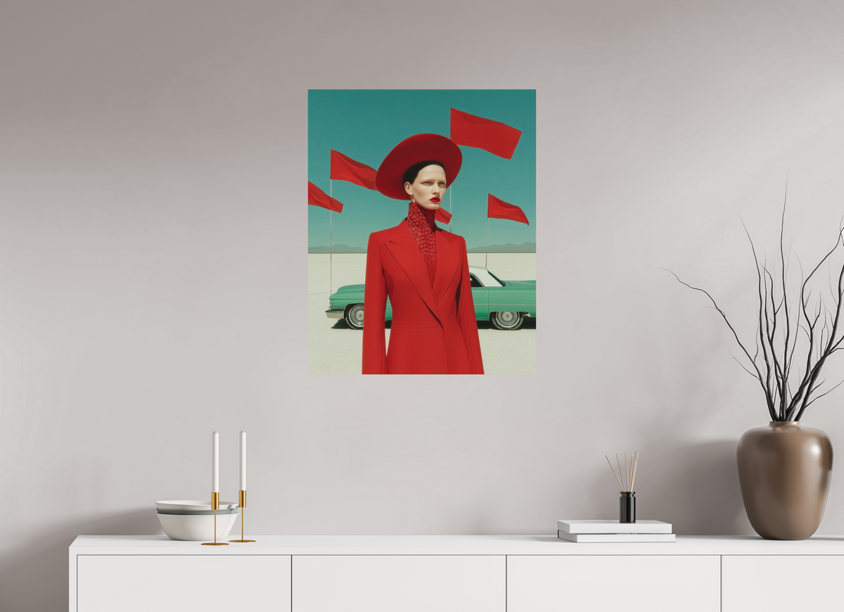 60 x 75 cm, Photo Print On Fuji Crystal DP II Red Horizon I