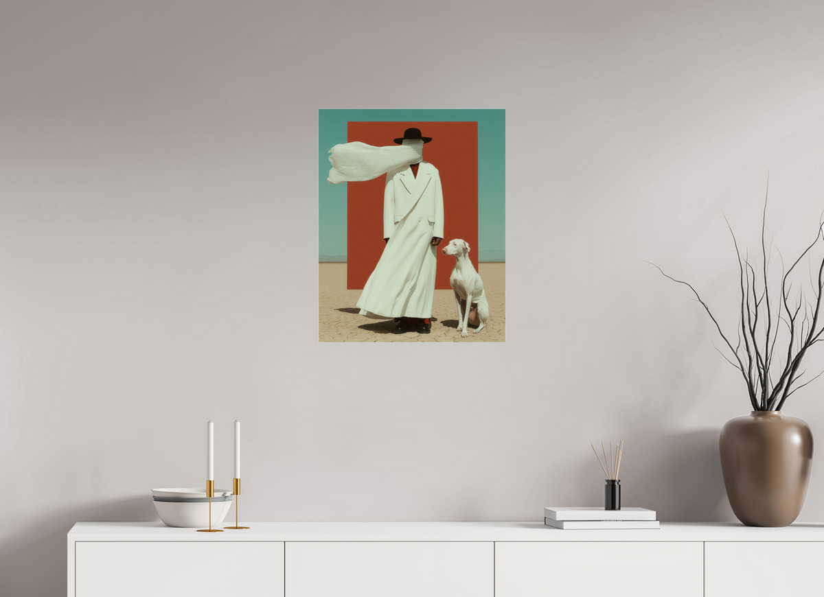50 x 62,5 cm, Photo Print Under Acrylic Glass Red Horizon VIII
